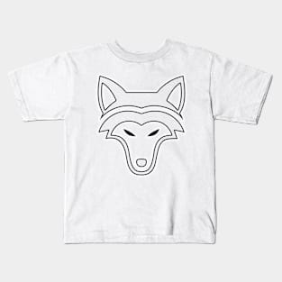 Shadow Wolf Spirit Design Kids T-Shirt